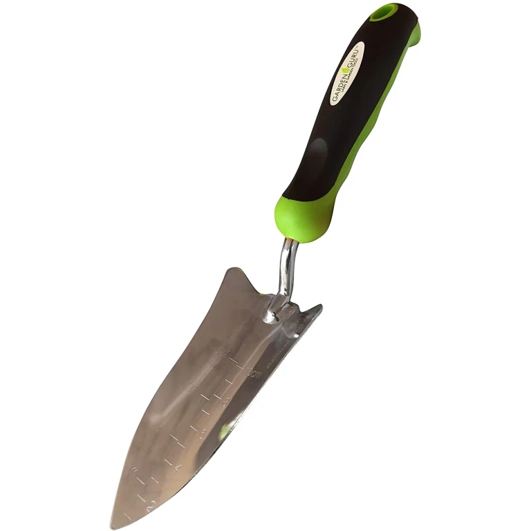 Garden Guru Transplanter Trowel Shovel - Stainless Steel