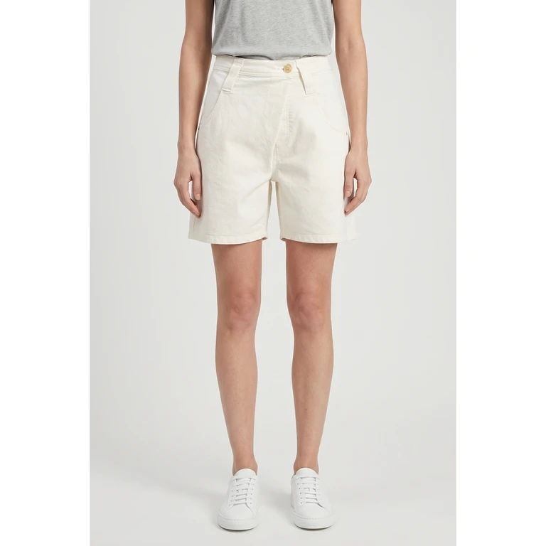 Wooff White Relaxed Shorts