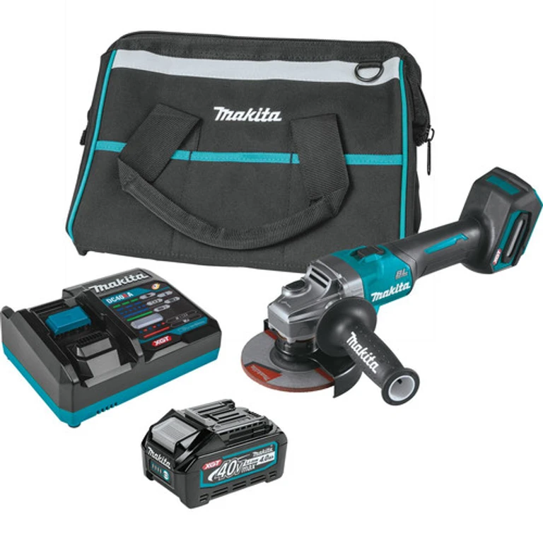 40V max XGT Brushless Lithium-Ion 4-1/2 in./5 in. Cordless Cut-Off/Angle Grinder Kit with Electric Brake (4 Ah)