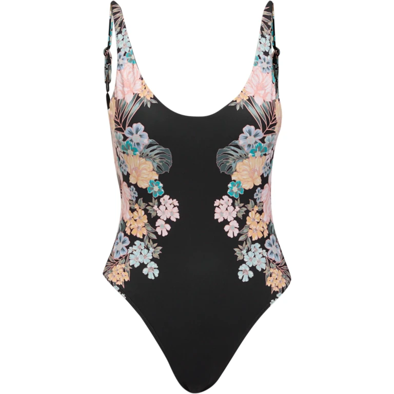 Macaw Tropical Northshore Scoop Back One Piece Swimsuit - Women's