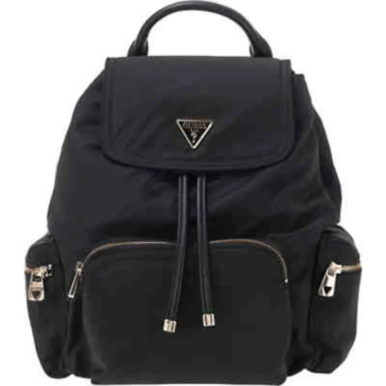 , Gemma, fabric backpack, black, HWEYG839532BLA, women, 22 x 32 x 12 cm