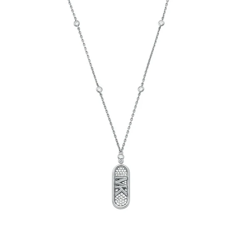 Fashion Silver Necklace with Zirconia Kors Mk Mkc1729Cz040