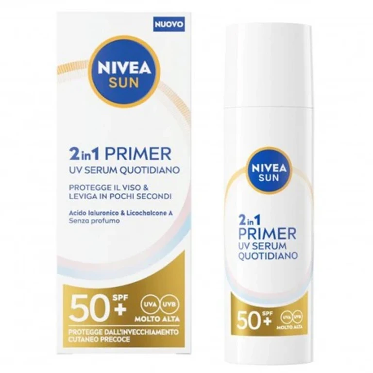 Sun 2In1 Primer Uv Daily Serum Face Cream Serum Spf50+ 30 Ml