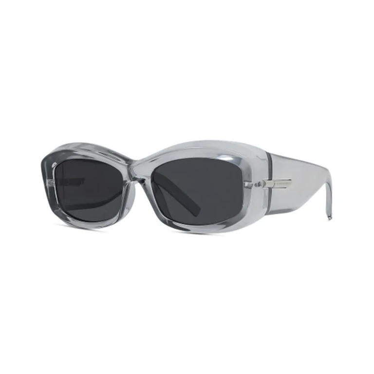 Mens Black Geometric Sunglasses GV40044U 20A