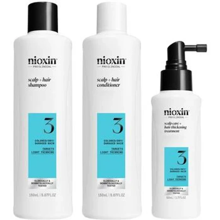 System 3 Hair Care Set - Set for fine, colored, and slightly thinning hair