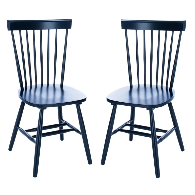 Parker Navy Spindle Side Chairs - Set of 2