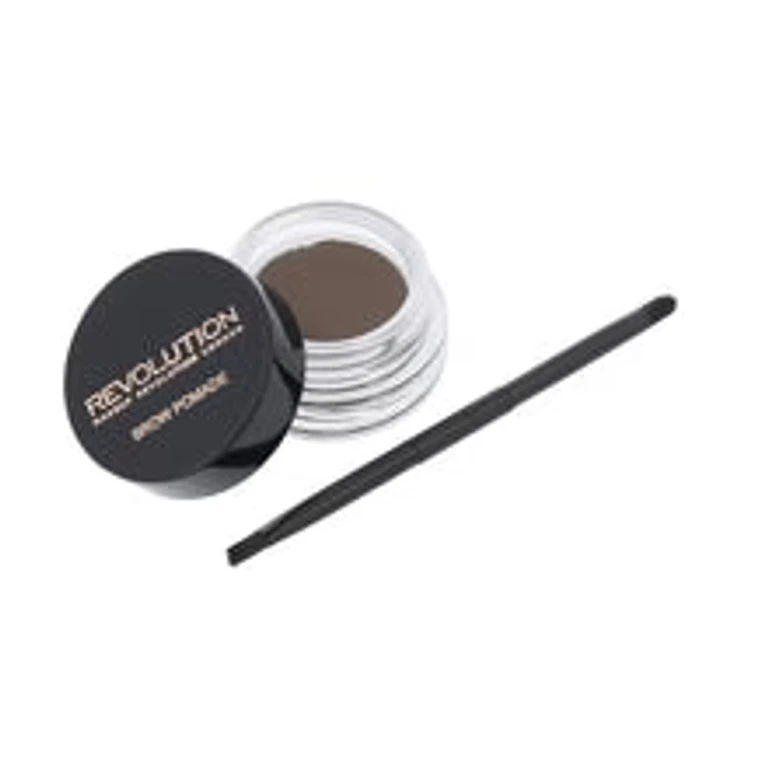 Dark Brown Double Ended Brush Eyebrow Pomade
