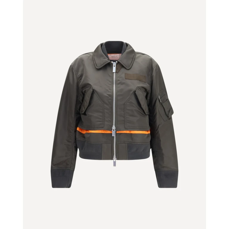 Double-zip nylon Jacket Female 3