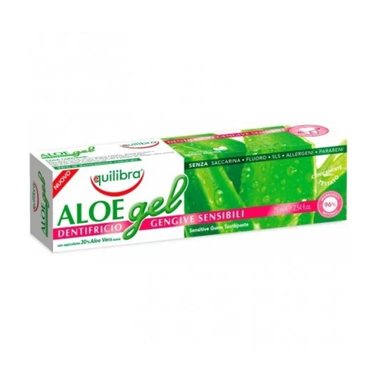 Aloe Gel Toothpaste for Sensitive Gums 75 Ml