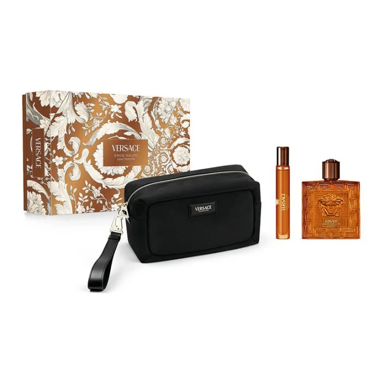 Gift Set Eros Najim Parfum 100ml With Travel Spray 10ml And Pouch 1 unit