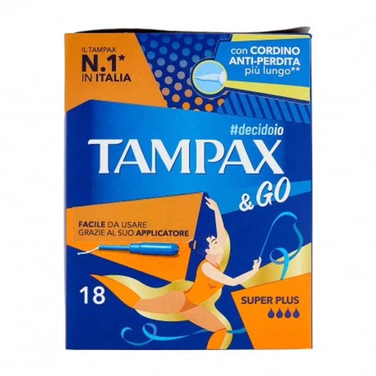 & Go Super Plus 18-Piece Tampons