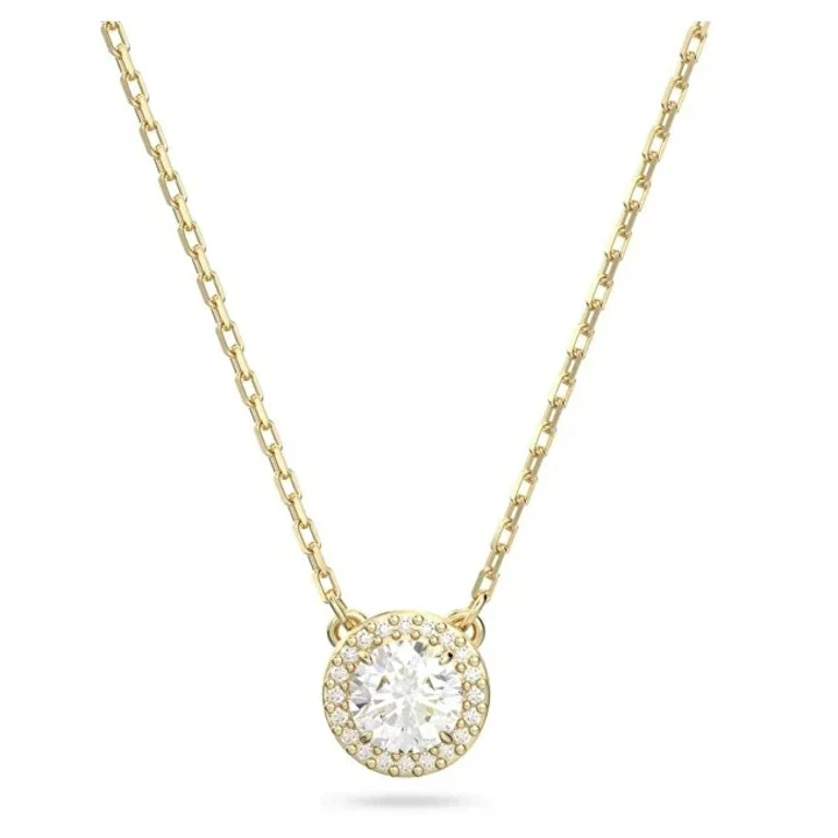 Liu Jo Charming Gold Plated Necklace With Zirconia Essential Lj2505