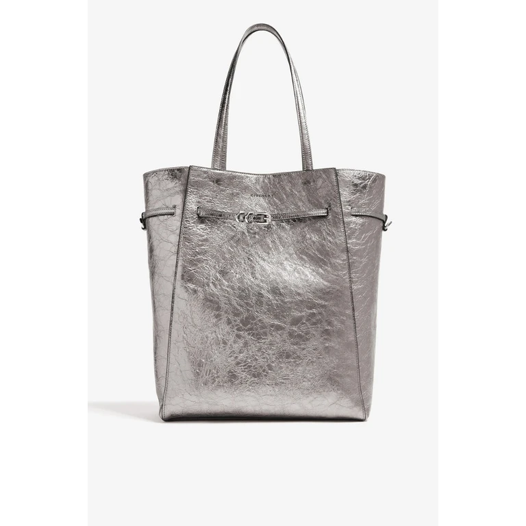 Voyou - Medium North-South Tote_Silvery Grey