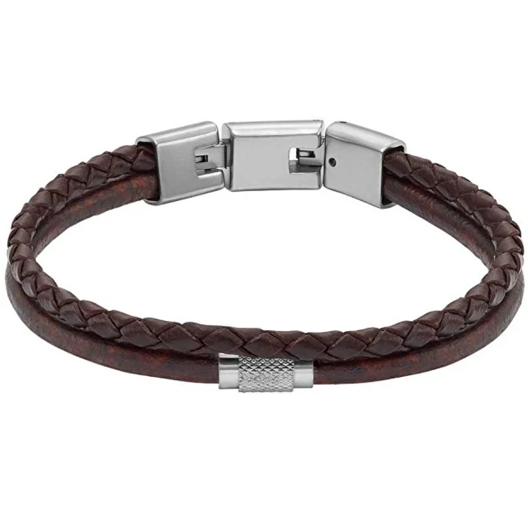 Men's Double Leather Bracelet Jf04702040