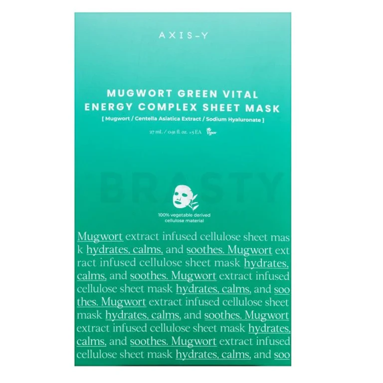 Axis-Y Green Vital Energy Complex 27 ml Fabric Mask