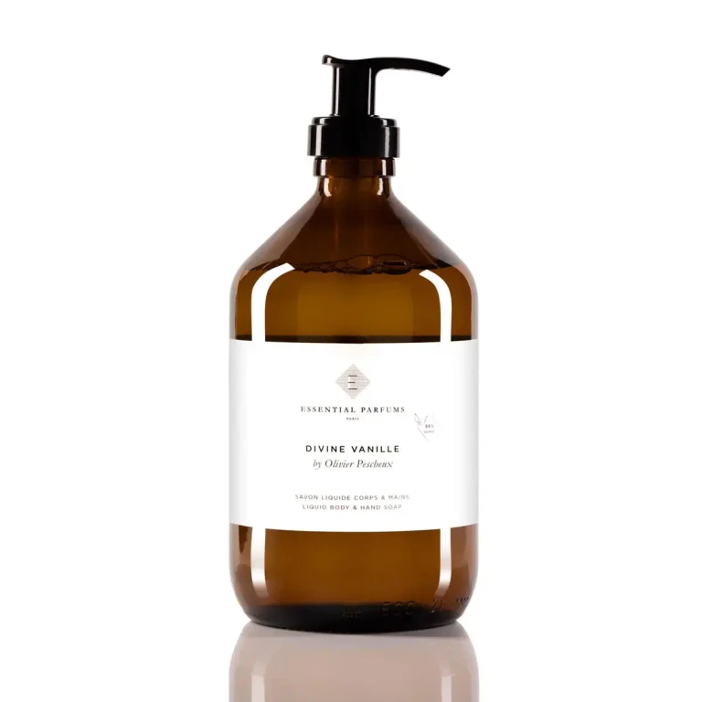 Divine Vanille Liquid Body And Hand Soap By Olivier Pescheux - 500 Ml Recharge