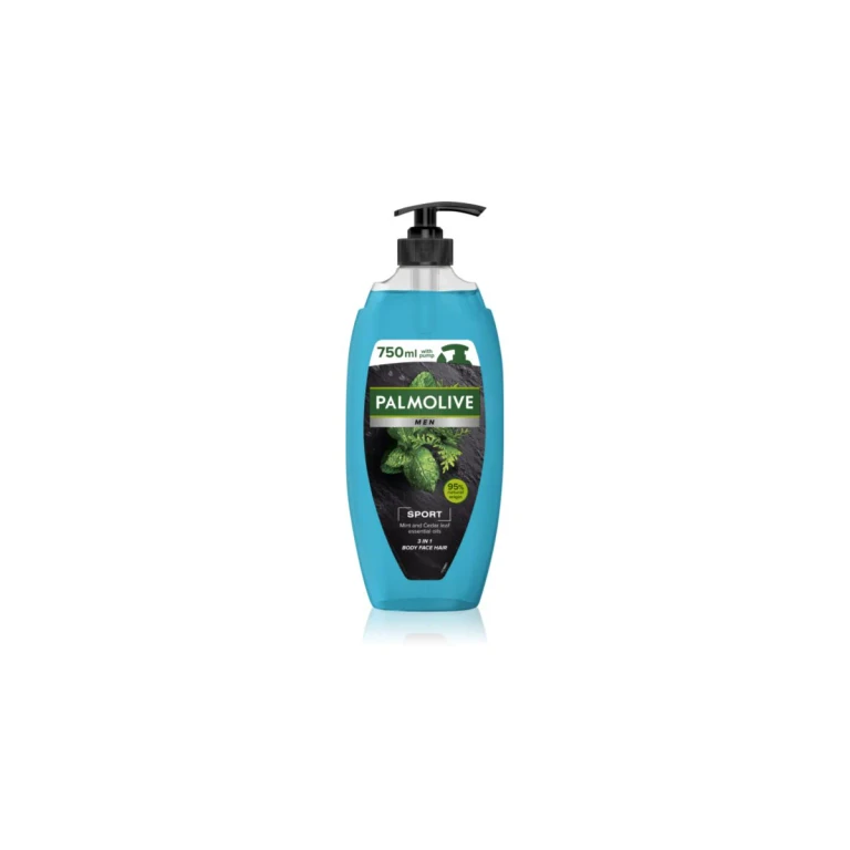 Sport revitalizing shower gel for men with dispenser 750 ml