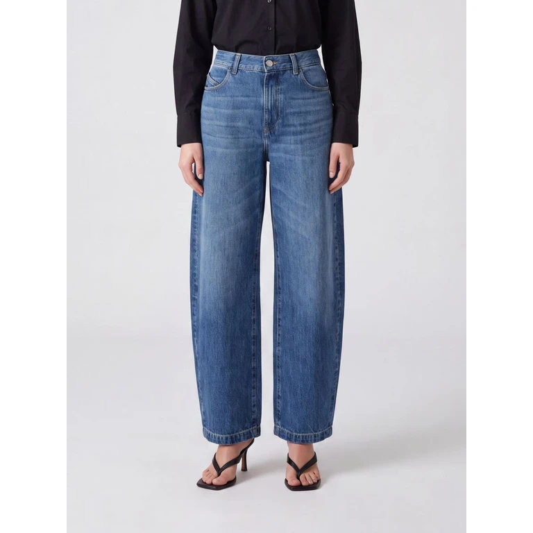 THE ATTICO Jeans Woman color Blue (261WCP00321DDD122AA024)