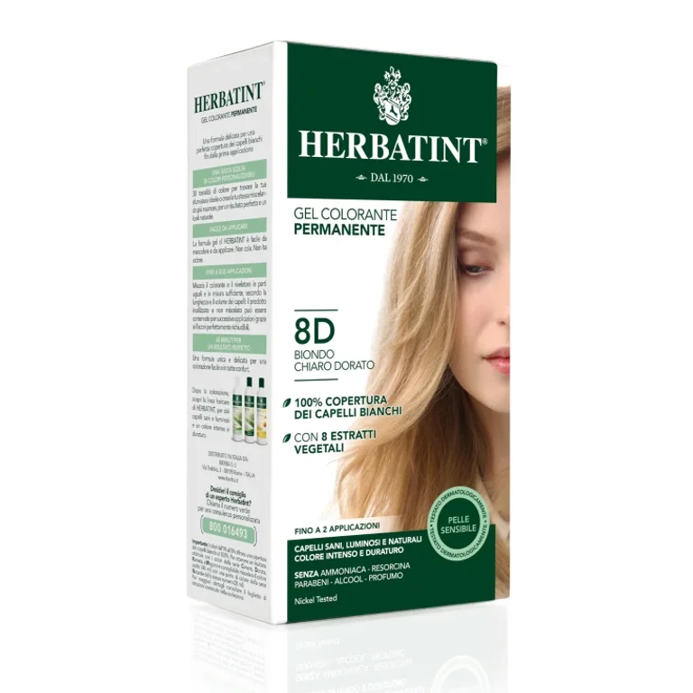Permanent Coloring Gel 8D Light Blonde Herbatint 170ml