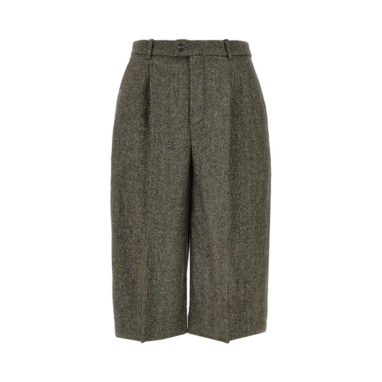 Wool-blend skirt pants Woman 38