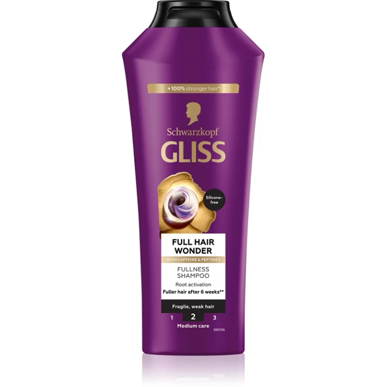 Gliss Full Wonder regenerating shampoo for weak hair 400 ml