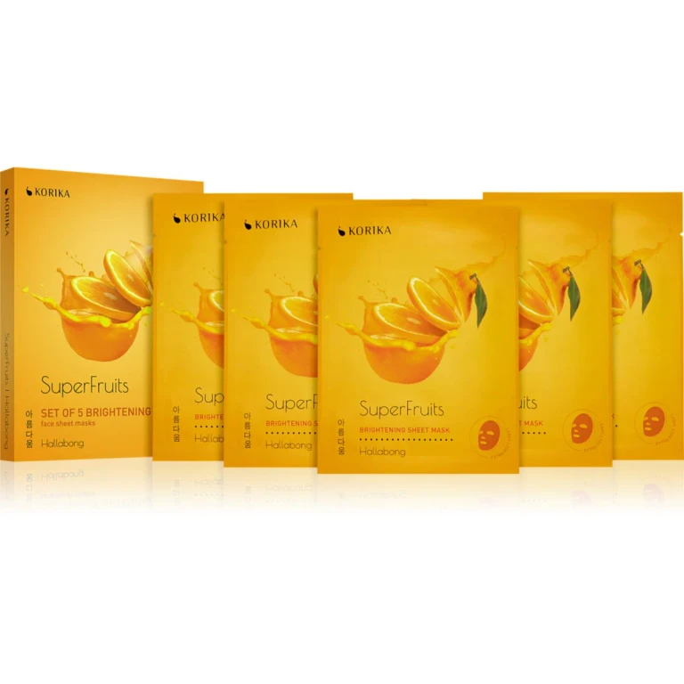 SuperFruits Hallabong - Set of 5 Face Masks at a Discounted Price Brightening