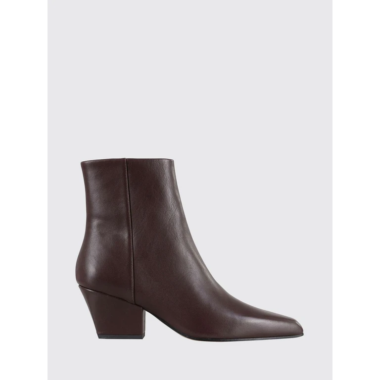 Bottine plate marron