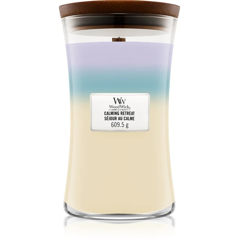 Trilogy Calming Retreat Scented Candle with Wooden Wick 609.5g