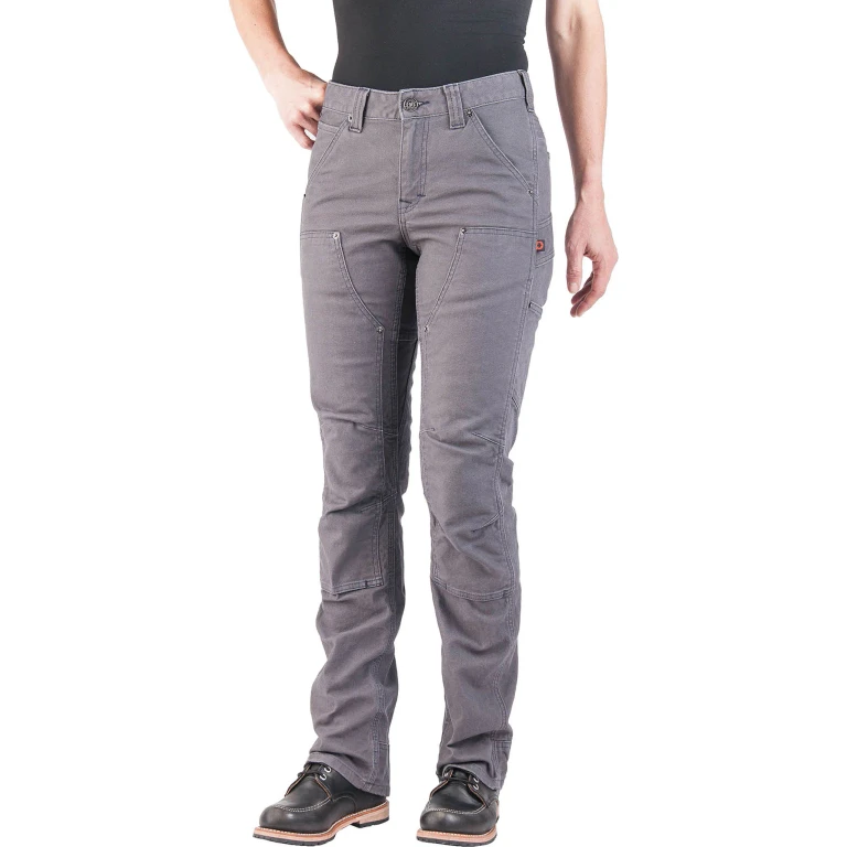 Britt Utility Grey Stretch Canvas - Women's