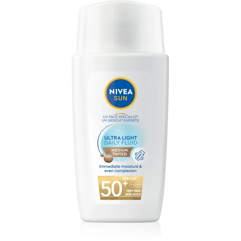 SUN Ultra Light toning lotion SPF 50+ color Medium 40 ml