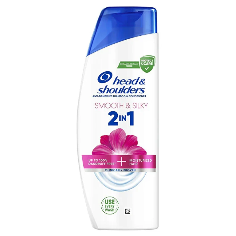 Dandruff Shampoo and Conditioner 2 In 1 Smooth & Silky 330 Ml