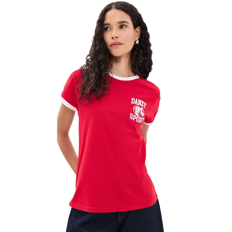 Vintage Fit Style Soccer Jersey Red S