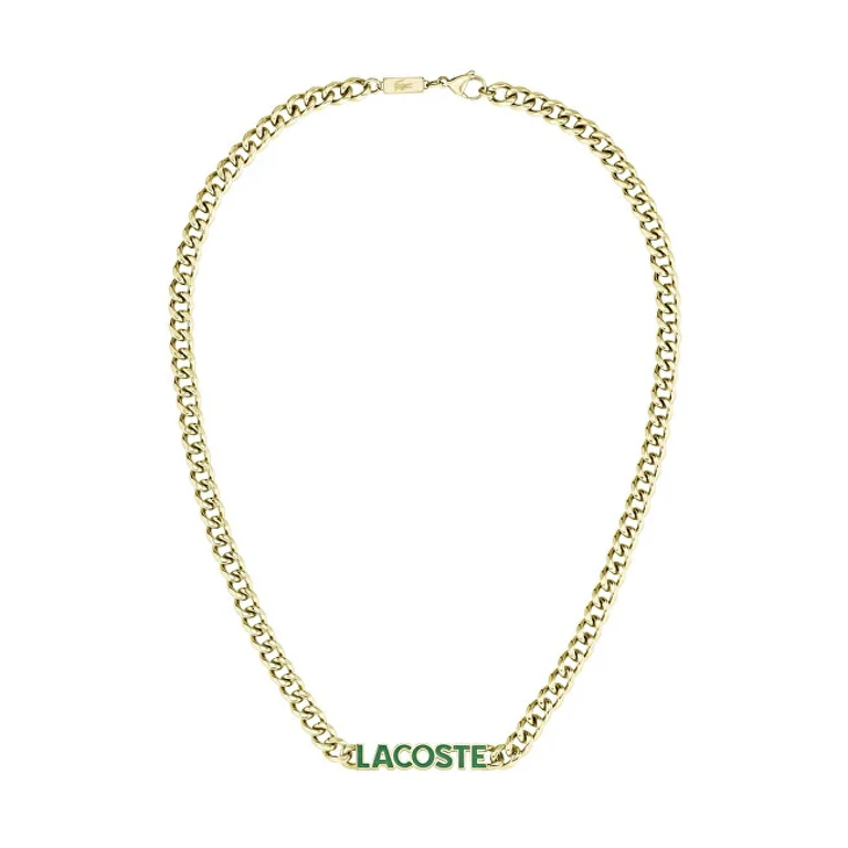 Distinctive Necklace in Gold-Plated Steel Script 2040475