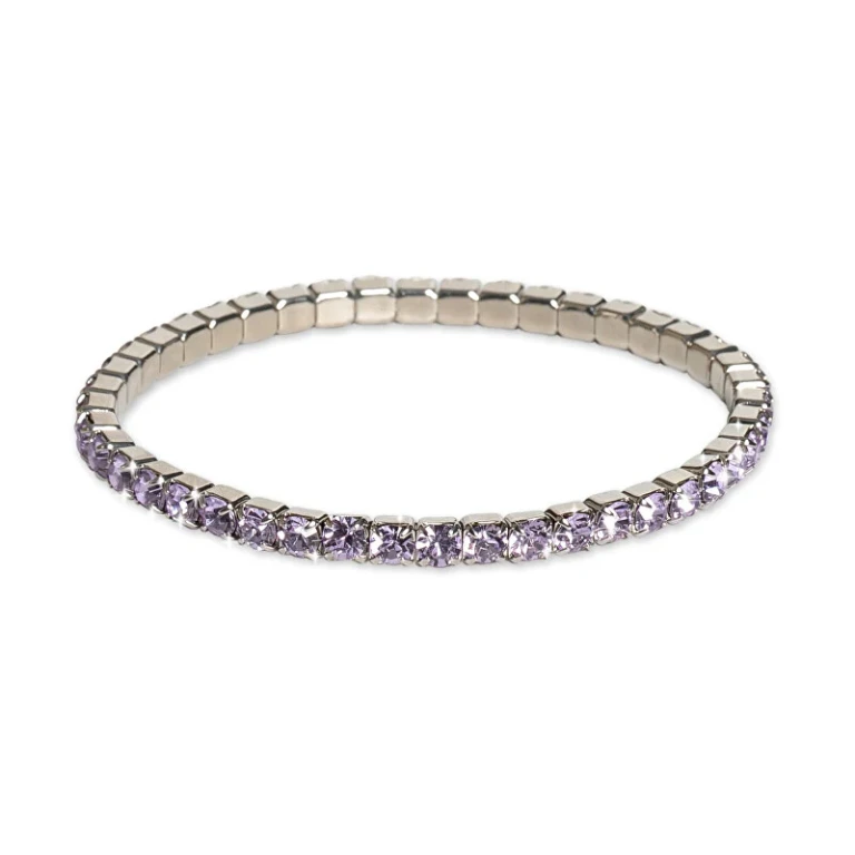 Tennis Bracelet With Purple Crystals Euphoria 32418 Vio