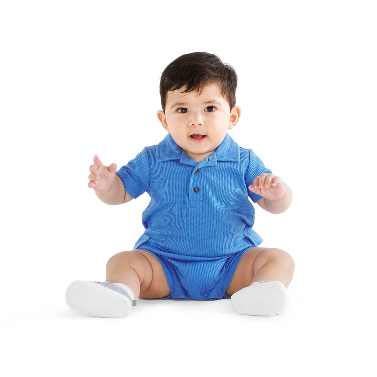 Boys Romper Blue 24M:- Blue, 24M