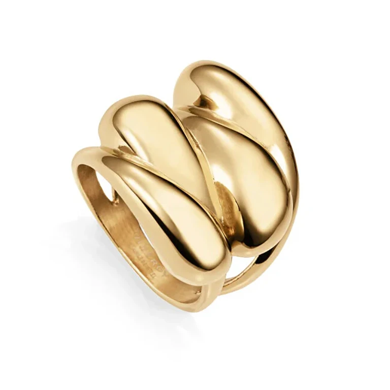 Unique Ring Gold Plated for Women Air 14207A01 - Size: 55 Mm