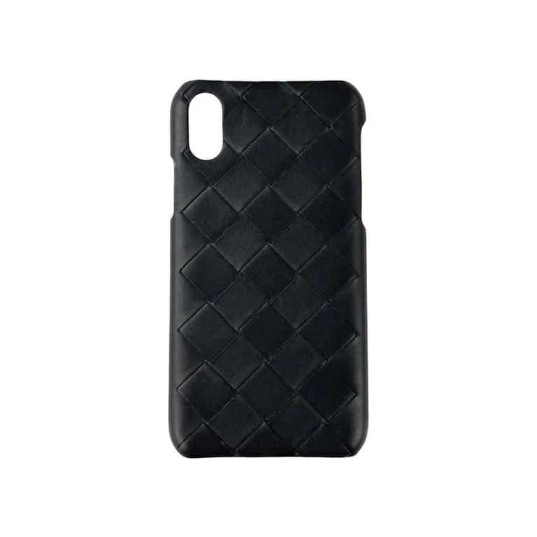 Intrecciato Leather Case Cover for iPhone X/XS