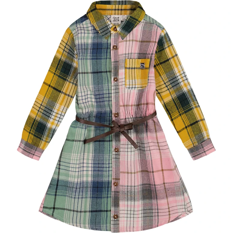 Shirt Dress with Belt - Big Girl