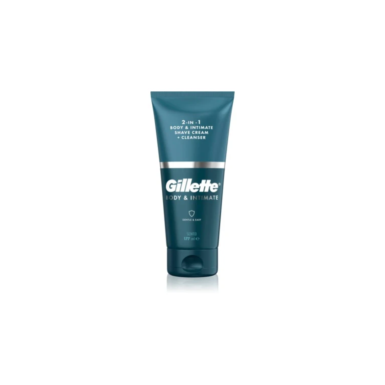 Gillett 2In1 Cream Product For Body And Intimate Hair Removal Of Oil With Cleansing Emulsion For Men 150 Ml