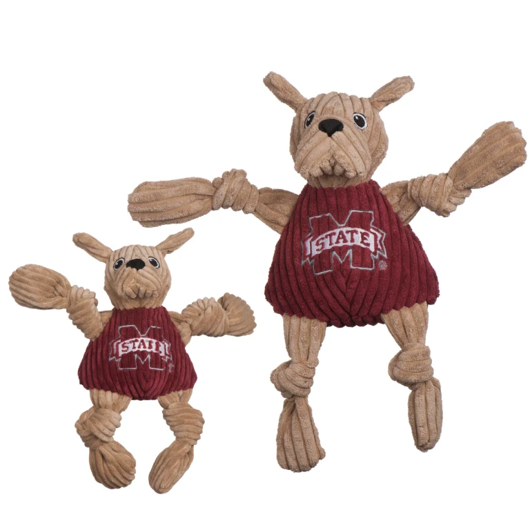 NCAA Mississippi State University, Bully the Bulldog Knottie Plush Dog Toy