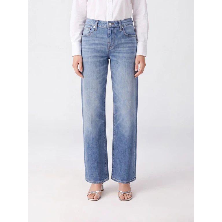 7 FOR ALL MANKIND Jeans Woman color Blue (7UD70K853NG)