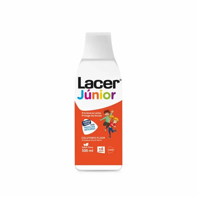Daily mouthwash Lacer Strawberry Fluoride 500 ml