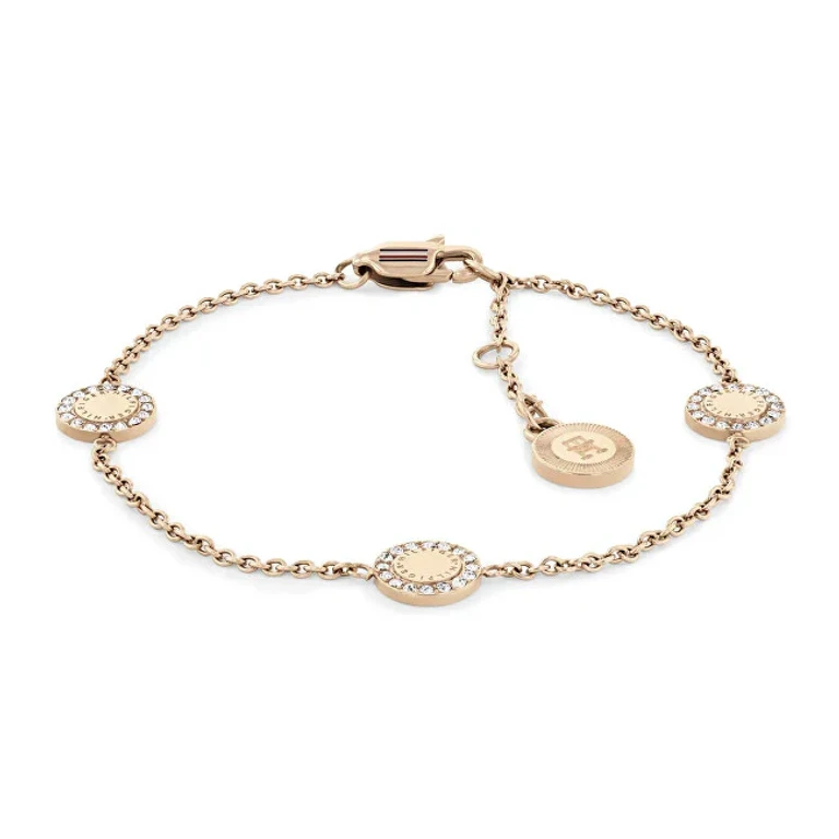 Mini Crystals Bracelet Rose Gold Plated 2780906