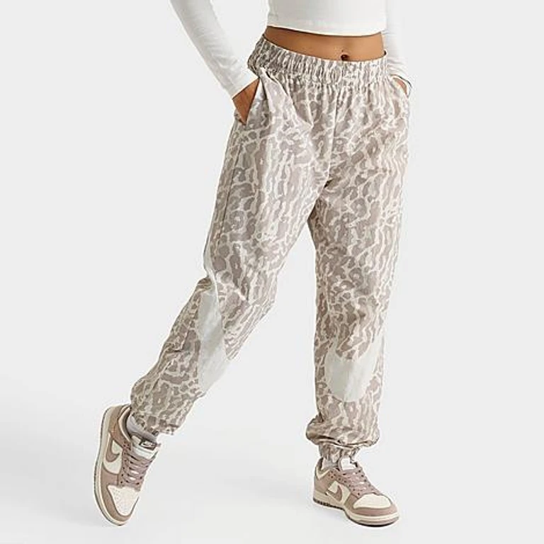 Sportswear Woven Printed Jogger Pants in College Grey/Sail