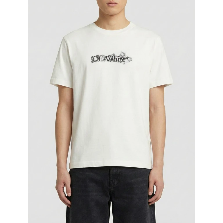 Off-White Arrow Logo Cotton T-shirt (44MAA027S26J0071000)