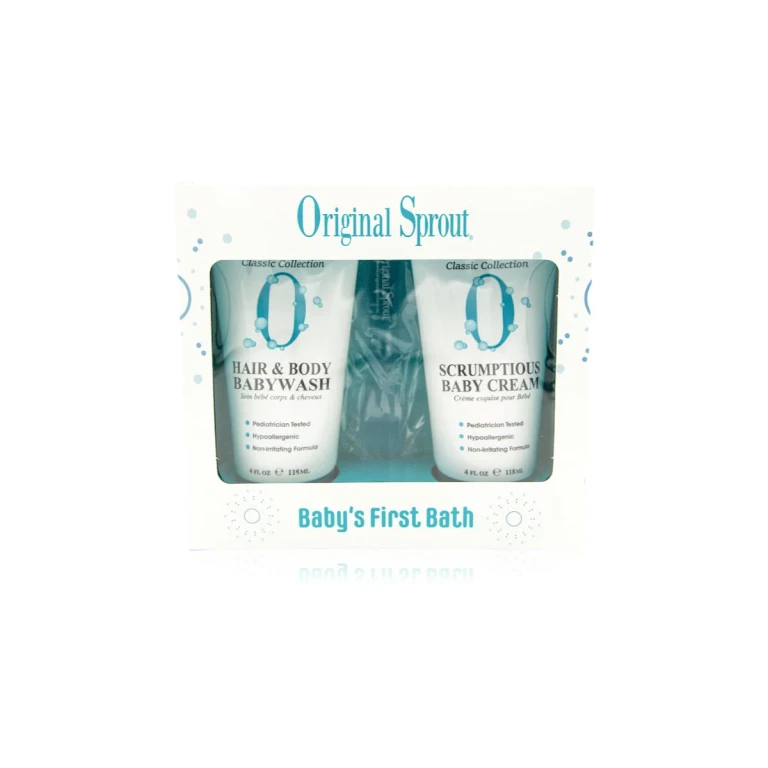 Baby's First Baby Bath Set Body and Hair Cleansing Gel for Sensitive Skin 118ml + Multipurpose Cream 118ml
