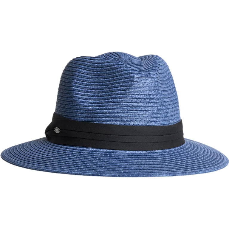Franco Large Fedora Hat with Trim - Unisex