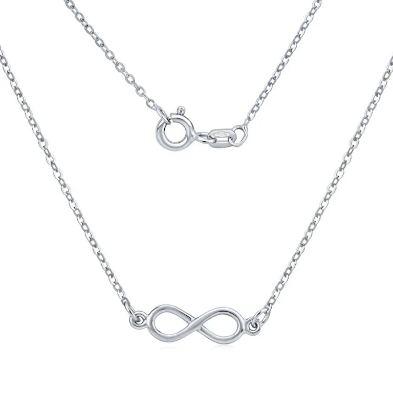 Infinite Silver Necklace Smjn023Wj4Zt