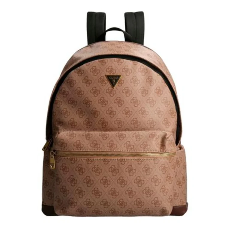 , Vezzola, synthetic leather, fabric backpack, beige, HMVZLAP2275, men, 21/33 x 42.5 x 14 cm