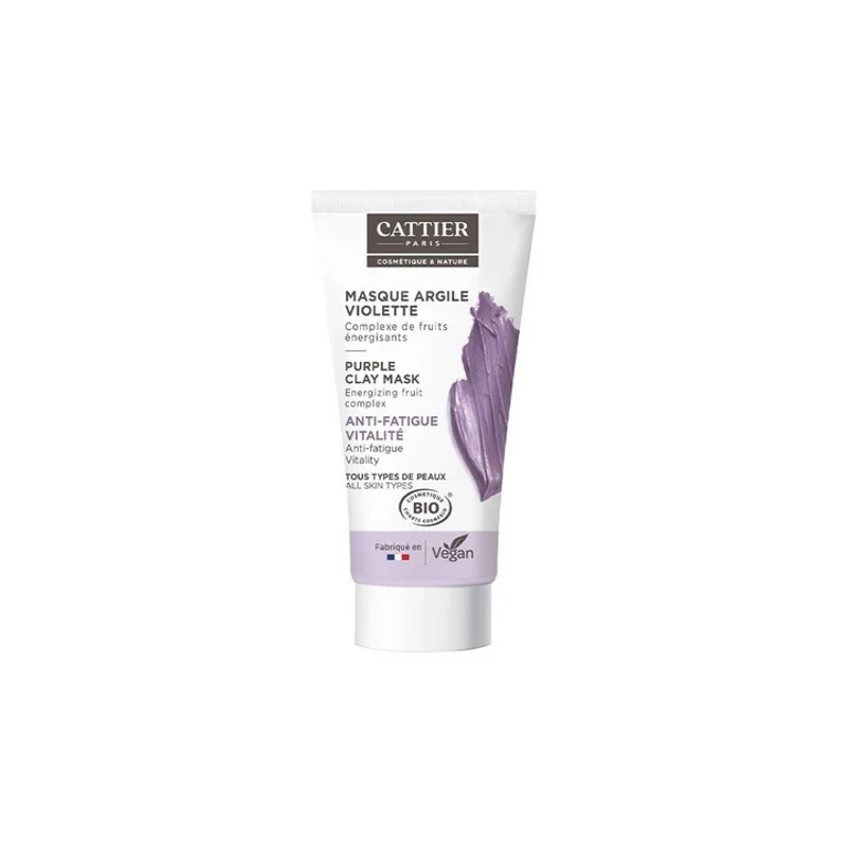 Cattier Purple Clay Organic Energizing Fruit Complex Mask 30ml